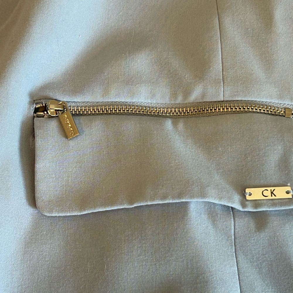 Calvin Klein Women's Sky Blue Blazer - Picture 3 of 7